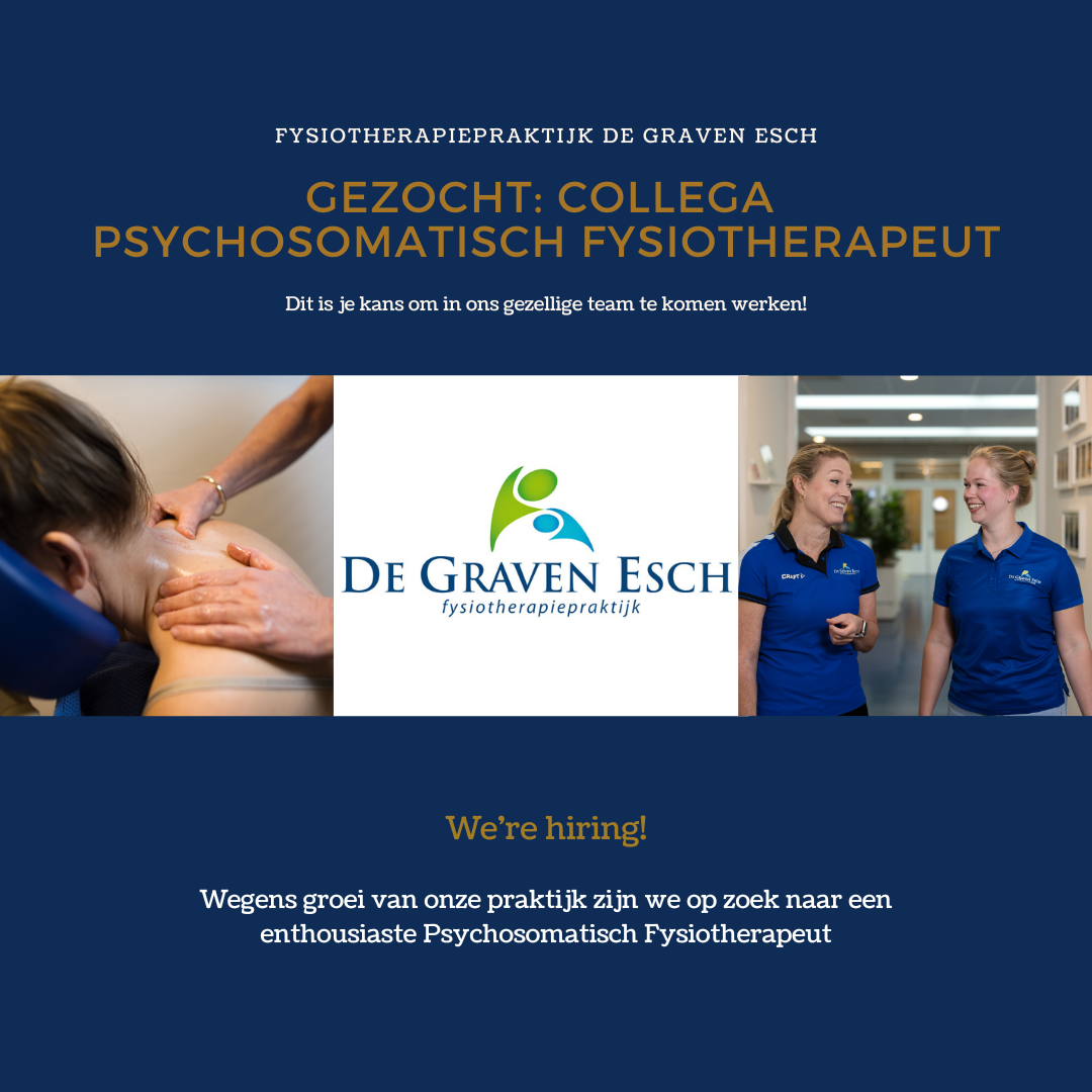 Vacature psychosomatisch fysiotherapeut
