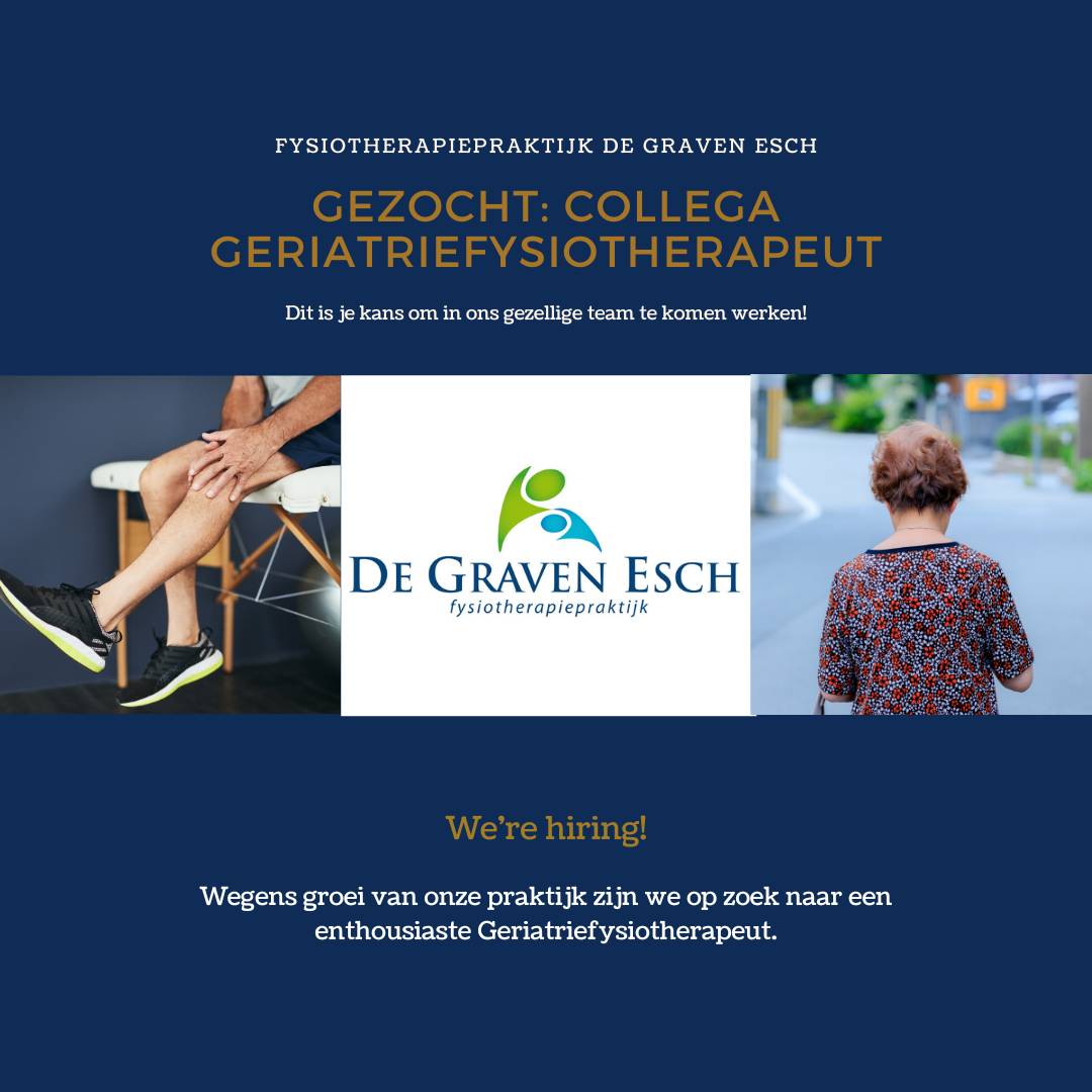 Vacature geriatriefysiotherapeut